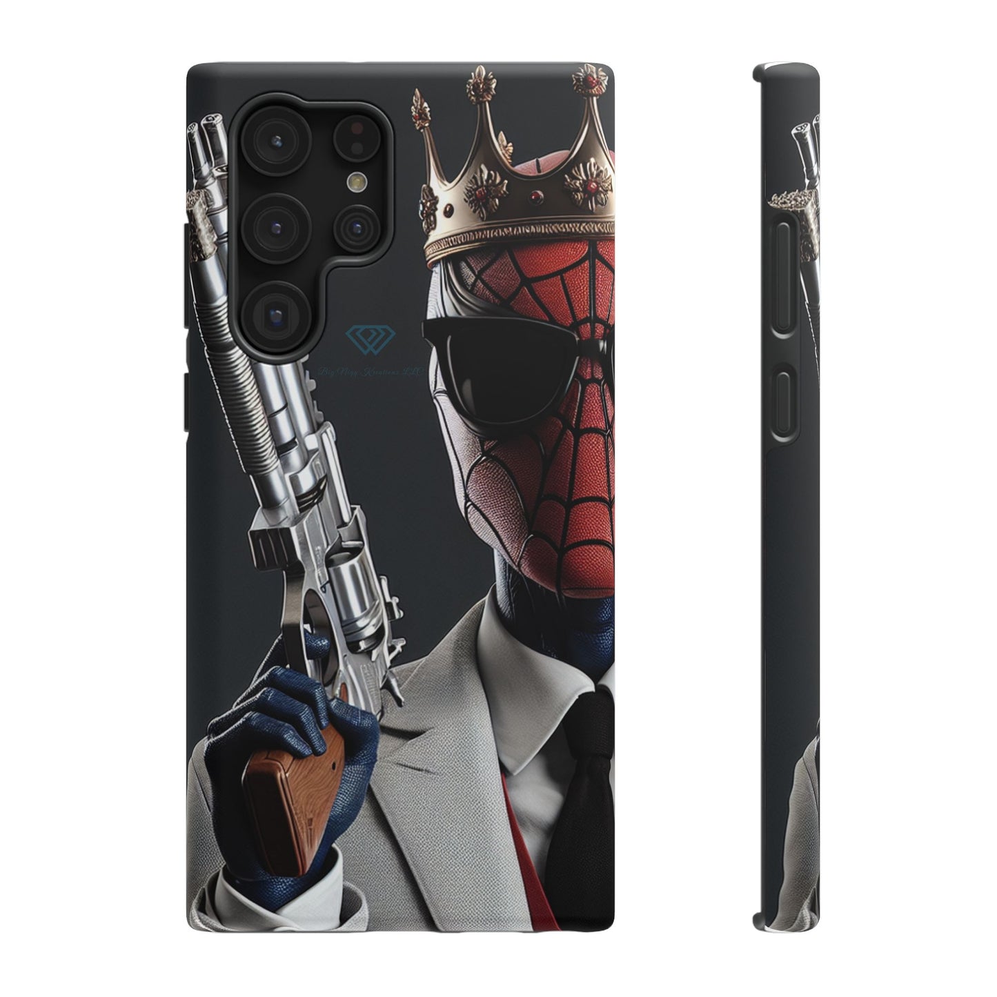 Spider King Impact-Resistant Phone Case - Rugged Style for Superhero Fans