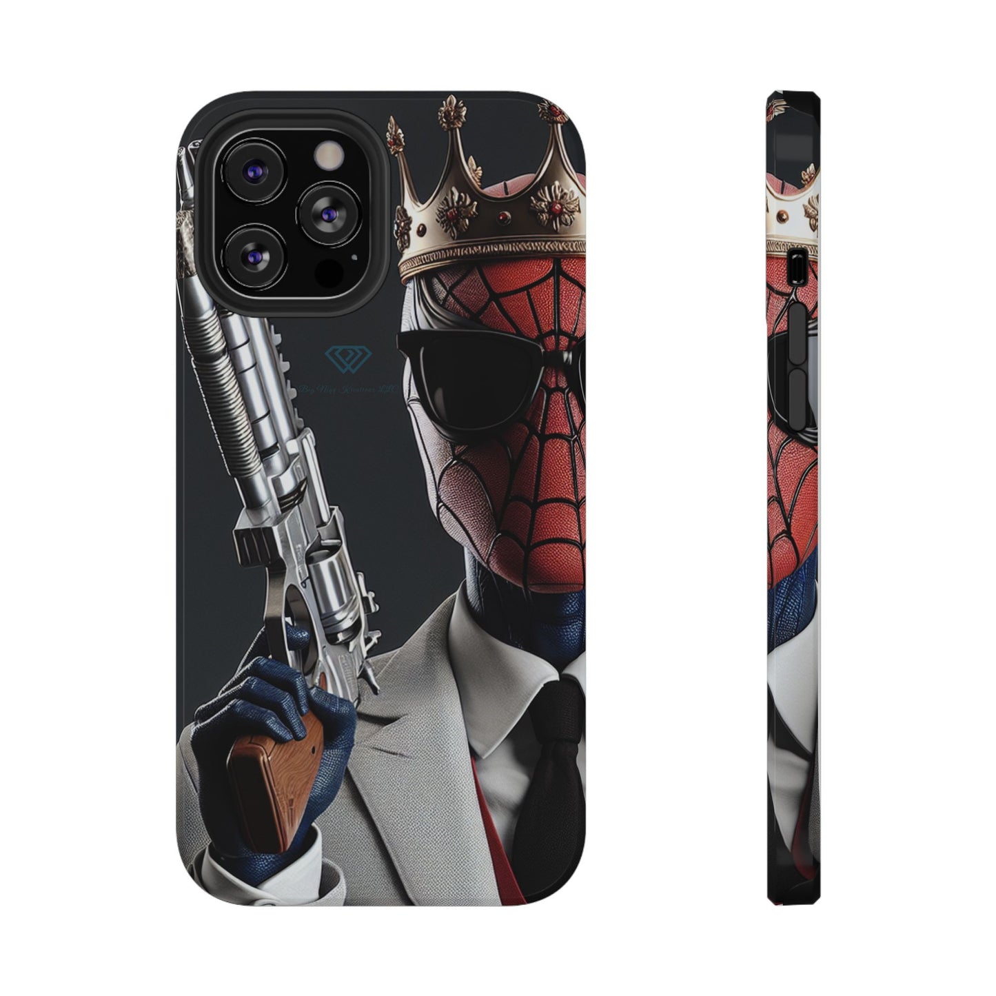 Spider King Impact-Resistant Phone Case - Rugged Style for Superhero Fans