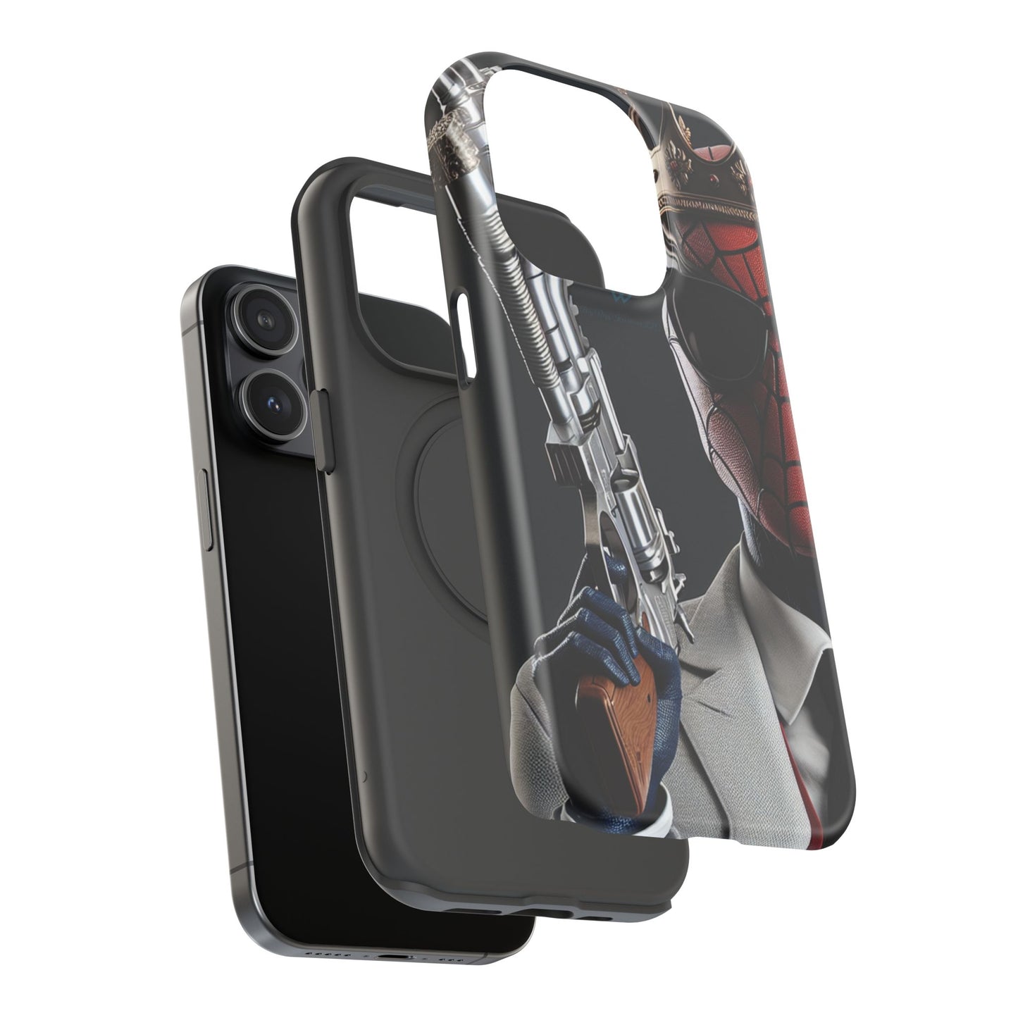 Spider King Impact-Resistant Phone Case - Rugged Style for Superhero Fans